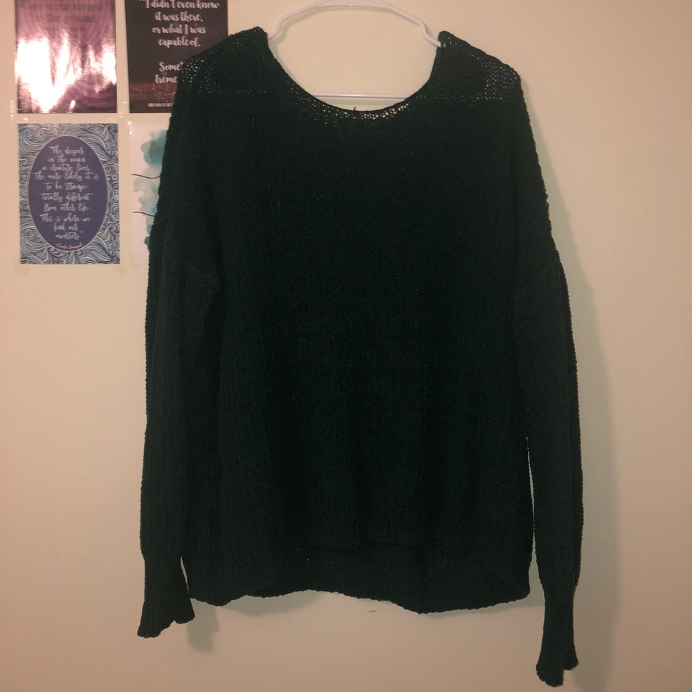 Green Knit Sweater